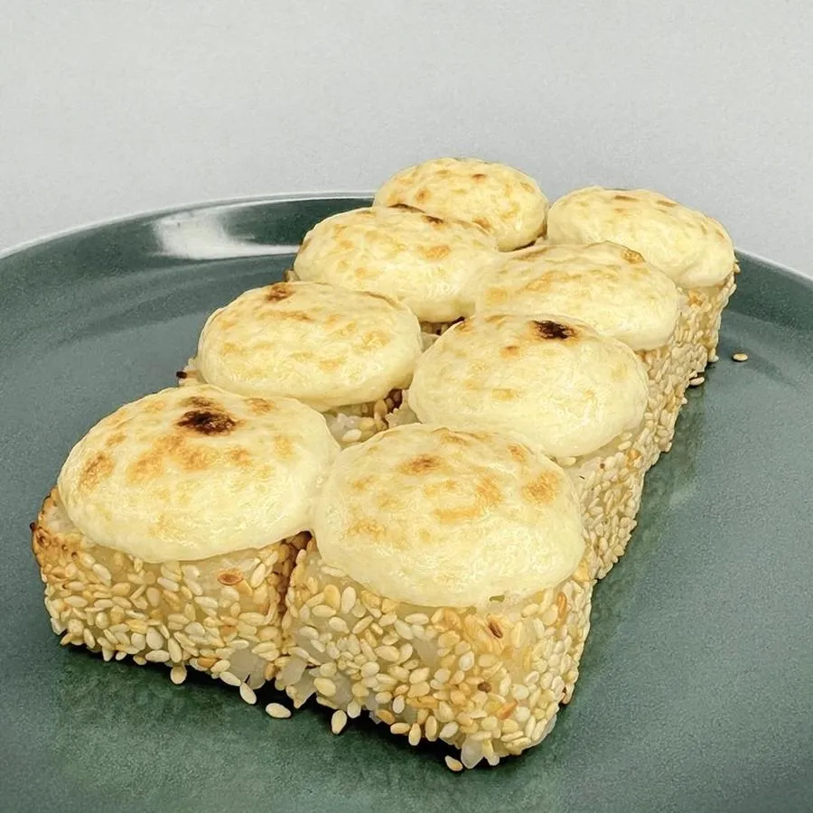 Запечённый с креветкой
