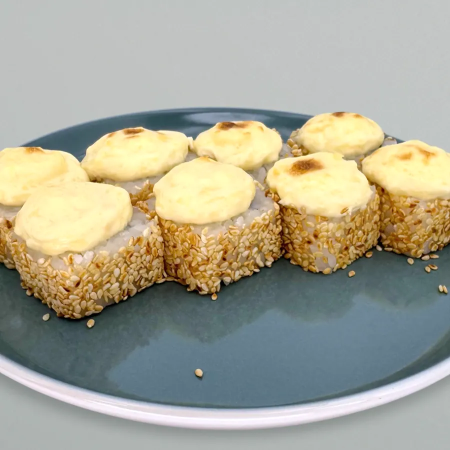 Запечённый с креветкой